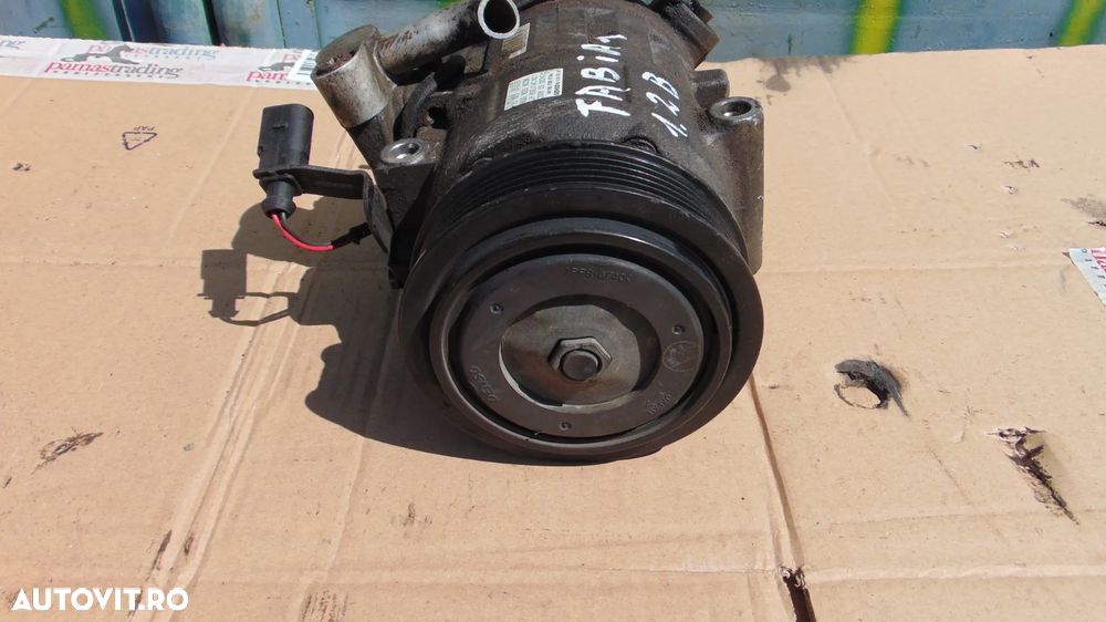 Compresor AC/Clima Skoda Fabia 1/VW Polo 9N/Seat Ibiza/VW Fox 1.2 benzina cod BME an 2002-2008 cod 6Q0820803K - 5