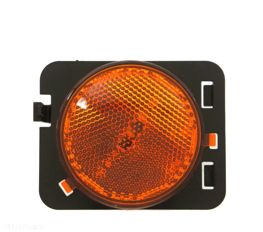 Lampa semnalizare fata Jeep Wrangler (JK), 07.2006-, partea Dreapta, TYC, tip bec W5W; galben; cu dulie bec; in aripa - 1