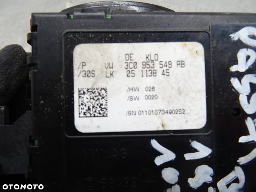 VW PASSAT B6  PRZEŁĄCZNIK ZESPOLONY MANETKA 3C5953513Q - 10