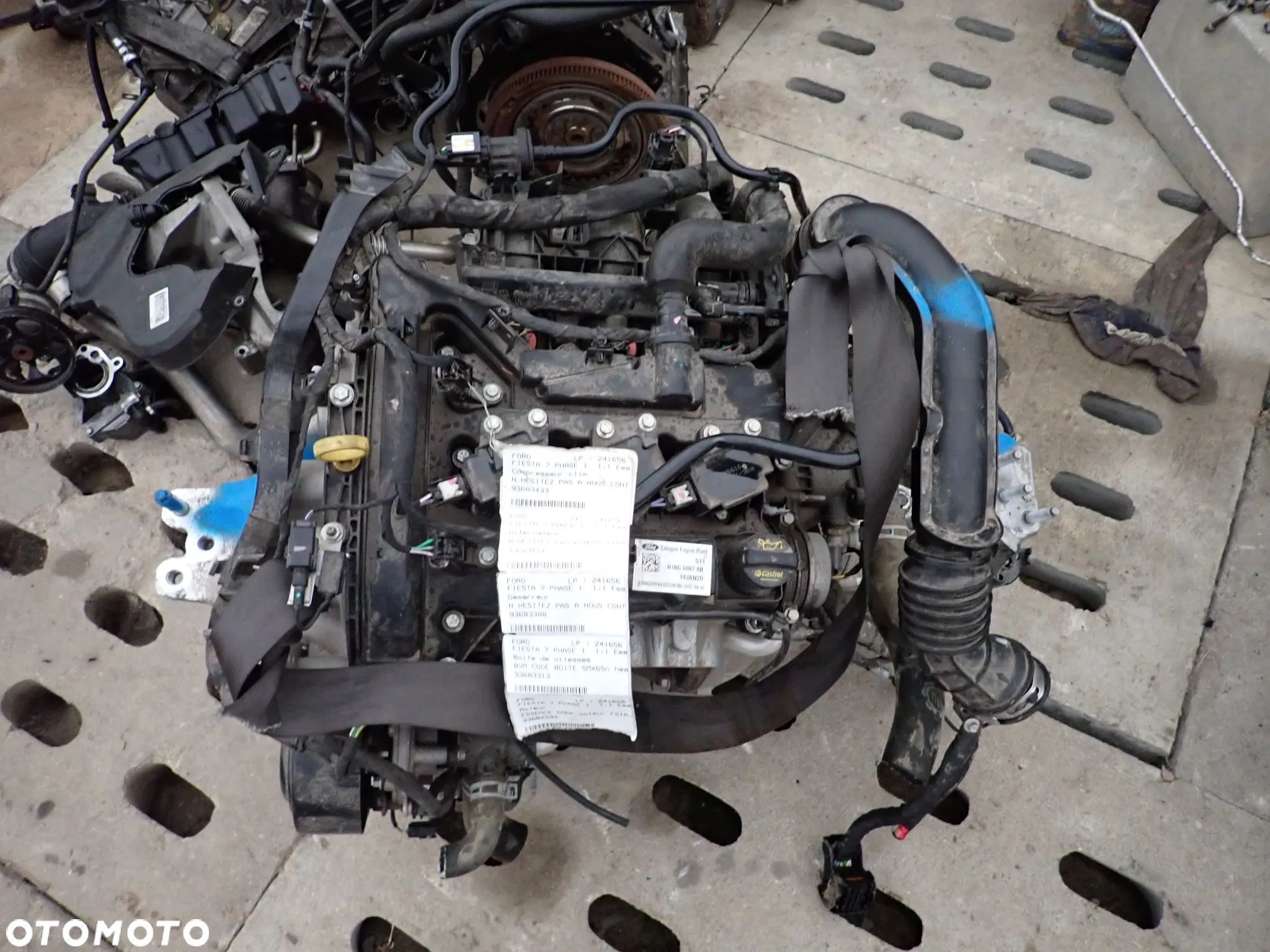 FORD FIESTA MK8 SILNIK 1.1 TI-VCT FSJA SILNIK KPL. - 1