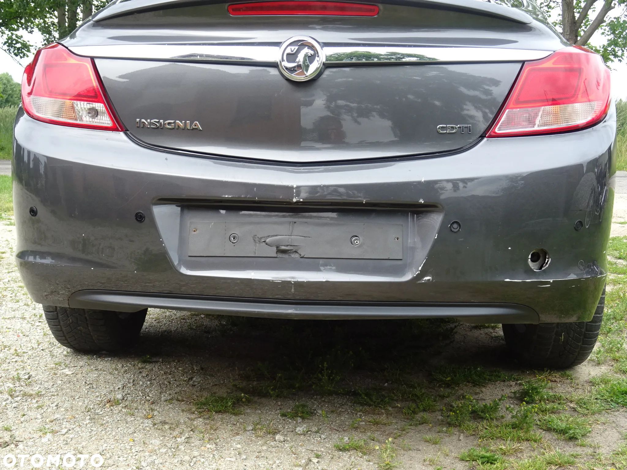 OPEL INSIGNIA A ZDERZAK TYŁ TYLNY SEDAN HB Z177 - 1