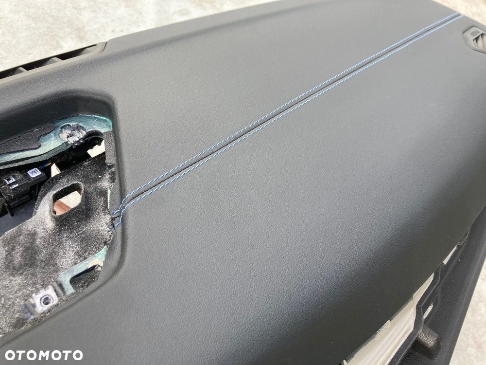 BMW 3 G20 G21 M3 G80 G81 M4 G82 G83 G22 G26 DESKA KONSOLA KOKPIT PULPIT PÓŁKA PARAPET AIRBAG KOLAN PODUSZKI POWIETRZNE KIEROWCY PASAŻERA KOLANOWA KURTYNY KURTYNA PASY PAS naprawa Raz2 !!! SKÓRA - 13