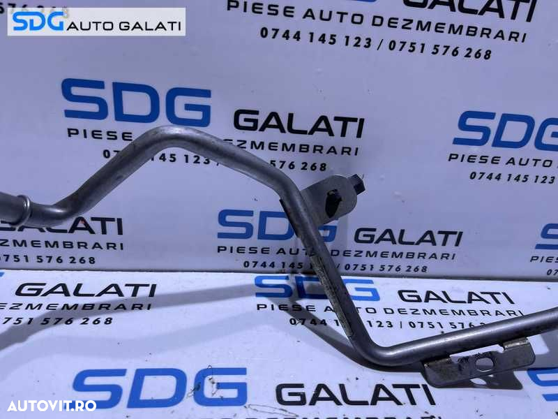Teava Conducta Ulei Turbo Turbina Turbosuflanta Jaguar XF 3.0 D 2008 - Prezent Cod 9H2Q-6K621-DB - 5