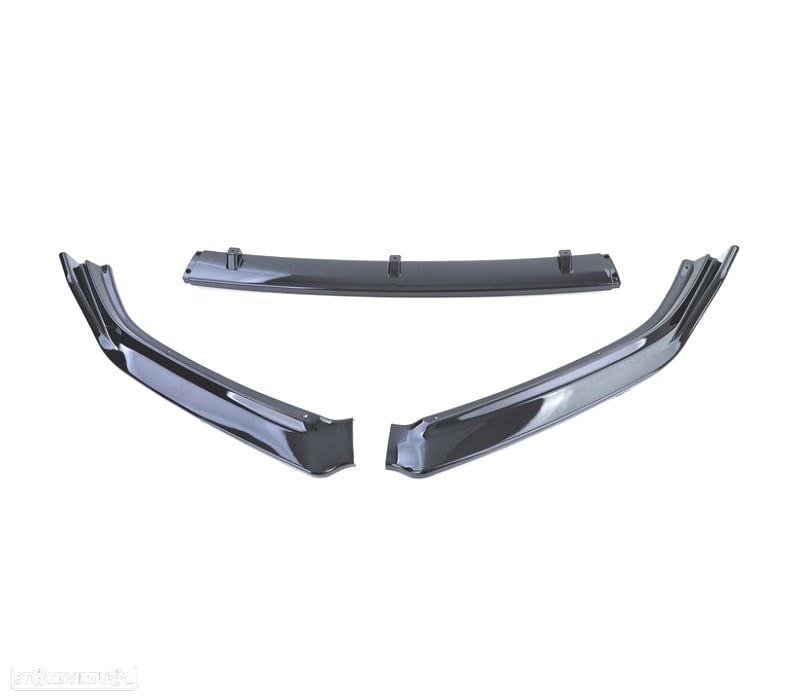 SPOILER LIP VOLKSWAGEN VW POLO 6C 14-17 PRETO BRILHANTE - 5