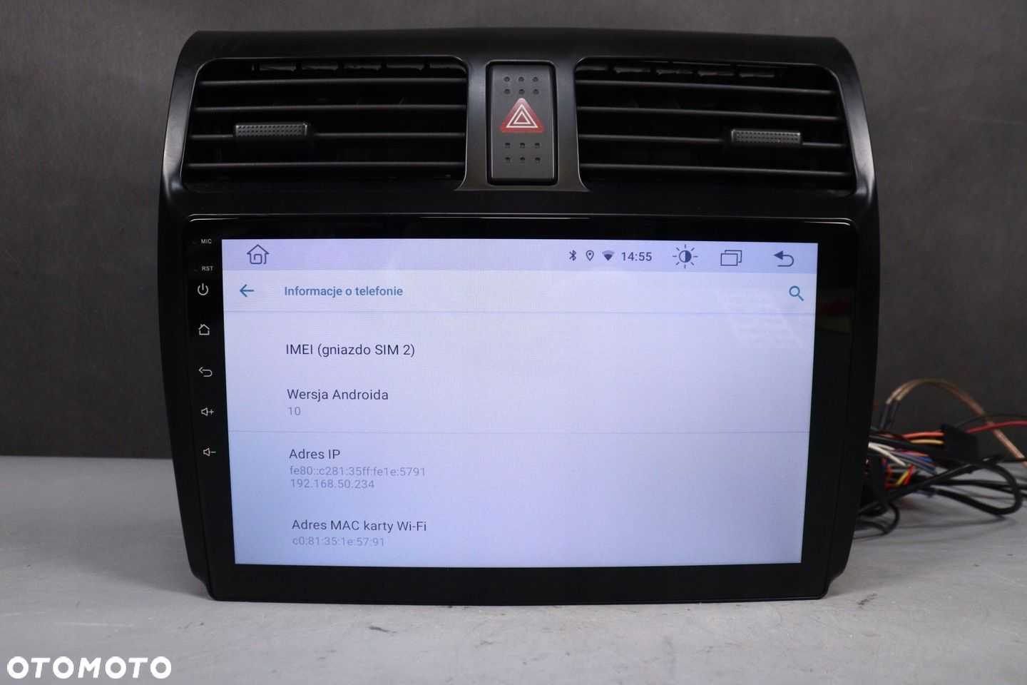 Radio Nawigacja ANDROID 10 Suzuki SWIFT MK6 05-10 10" 4/64GB 4G - 6
