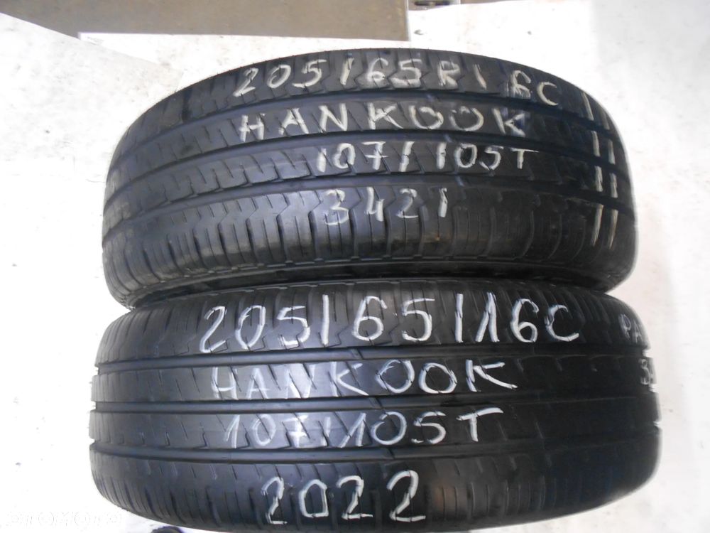 OPONY  205/65R16C HANKOOK VANTRA LT DOT 2022 / 3421 8.8MM - 1