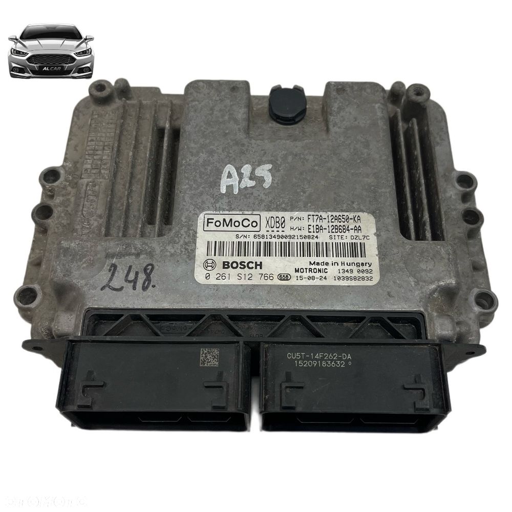 STEROWNIK SILNIKA 1.0 ECOBOOST FORD TRANSIT COURIER FT7A-12A650-KA - 1