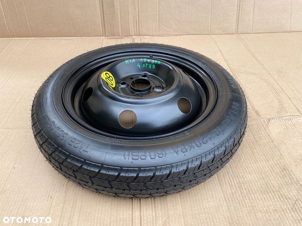 Koło dojazdowe dojazdówka 15 Kia Rio  Hyundai I10 I20 i10 i20  4x100  + zestaw - 11