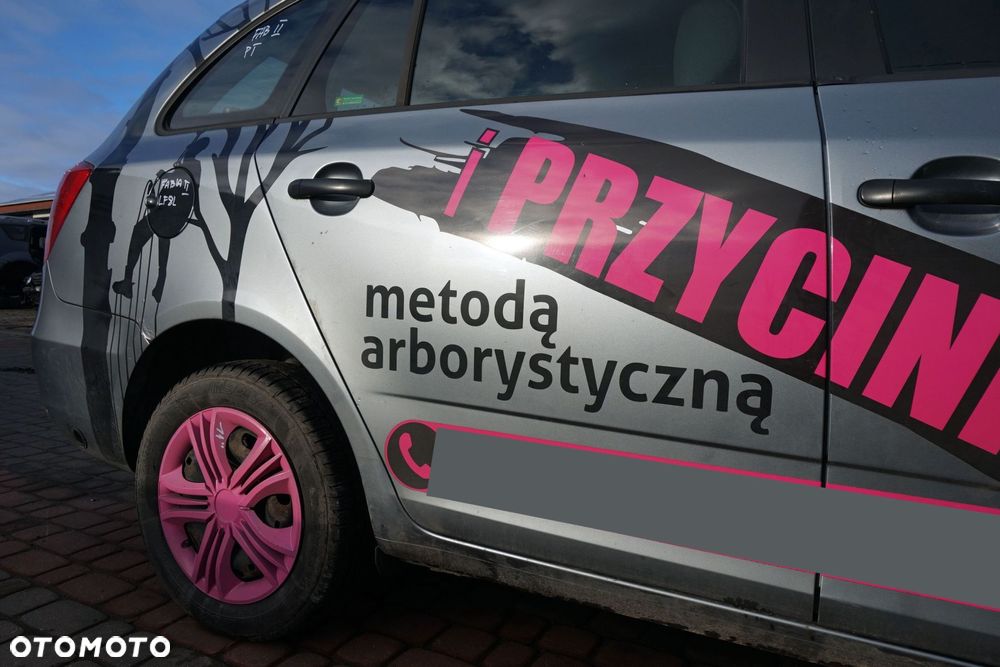 DRZWI TYLNE PRAWE FABIA II 545 LIFT KOMBI LF8L  SZARY SKODA 2010-2014 - 2