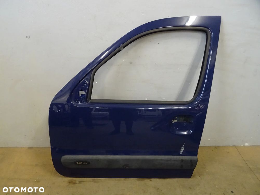 DRZWI LEWY PRZÓD LEWE PRZEDNIE RENAULT KANGOO I 97-03 LAK:DV61H NR817 - 2