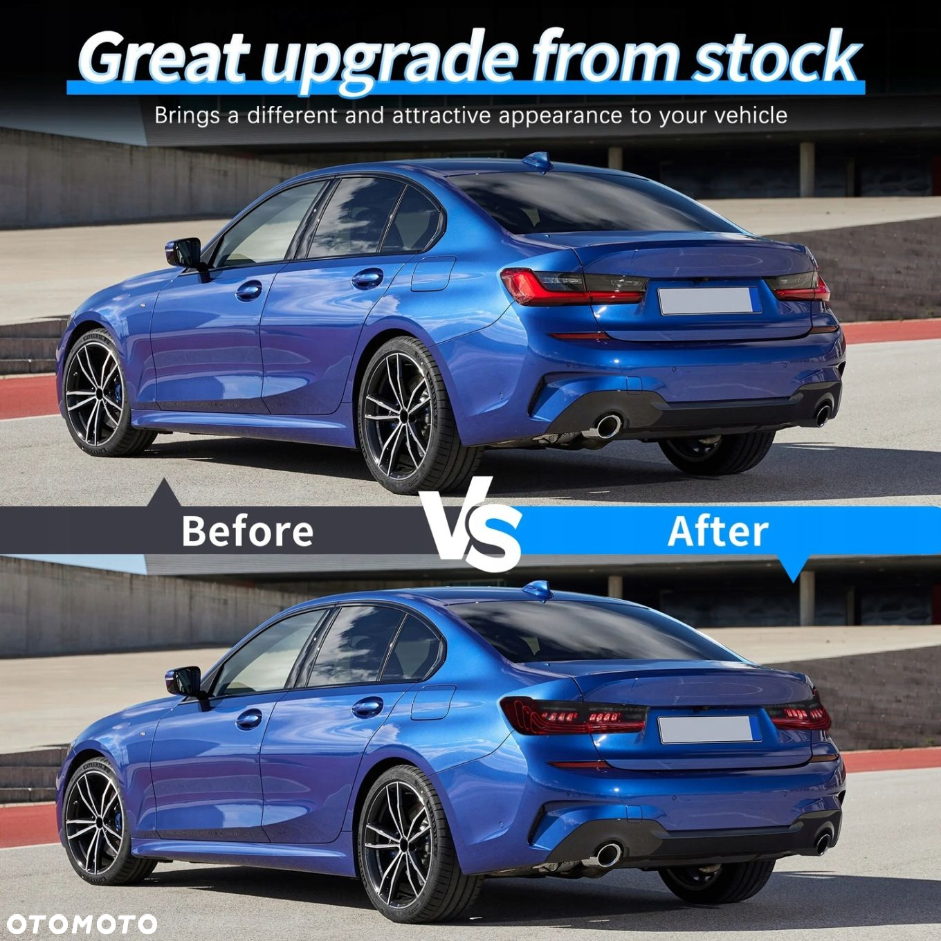 Lampy tyl ne kpl Full Led Laser Neon Dynamic Tuning Bmw 3 g20 g80 2019-2024 - 15