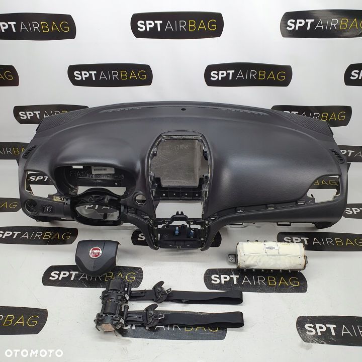 FIAT FREEMONT DESKA ROZDZIELCZA KONSOLA KOKPIT PULPIT PODUSZKI AIRBAG AIR BAG PASY KIT SET - 1