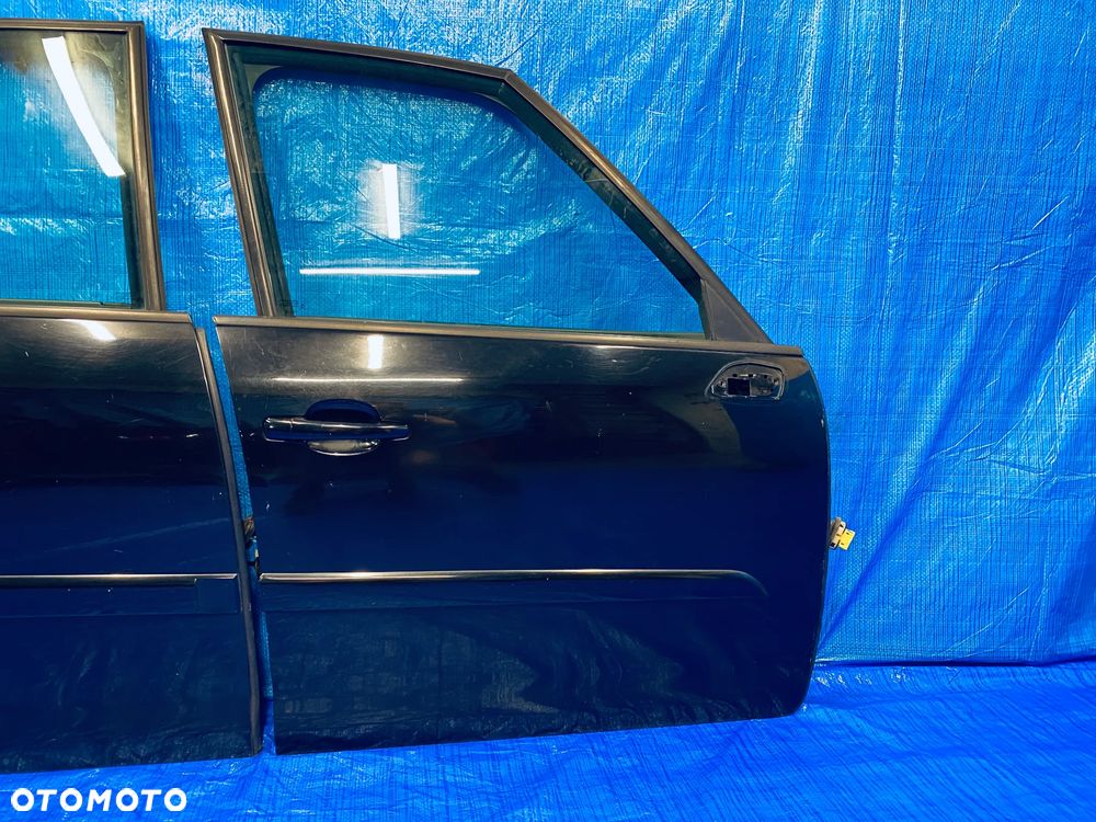 DRZWI PRAWE PRAWY PRZÓD PRZEDNIE TYŁ TYLNE KOMPLETNE CITROEN C4 GRAND PICASSO I 2006- ; CZARNE LAKIER EXYB ORYGINAŁ EUROPA - 5