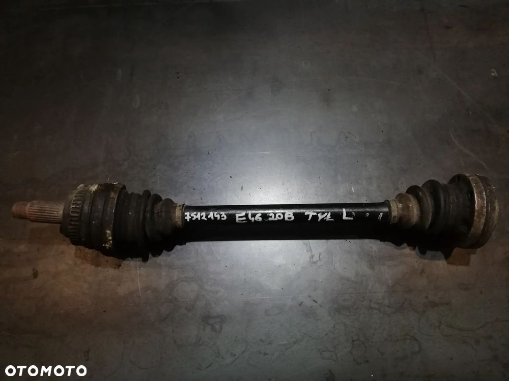 BMW E46 320d M47 PÓŁOŚ półośka tył TYLNA lewa oryginał 7512143 - 1