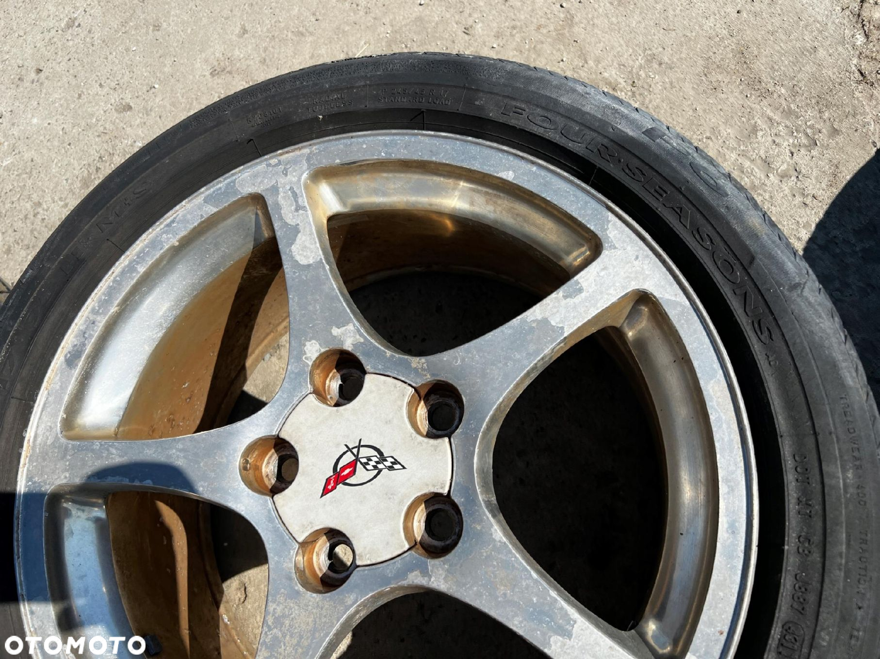KOŁA FELGI OPONY LETNIE CHEVROLET CORVETTE C5 97-04 245/45 R17 275/40 R18 - 8