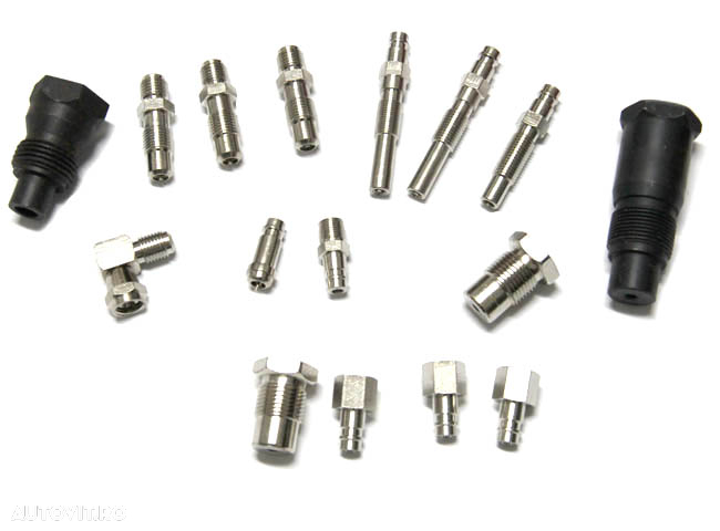 Kit tester auto compresie Diesel cu manometru si 16 adaptori - 2