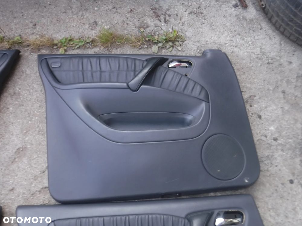Mercedes Ml W163 boczki tapicerki drzwi przod tyl lewa prawa skorzane skory kpl  EUROPA - 3