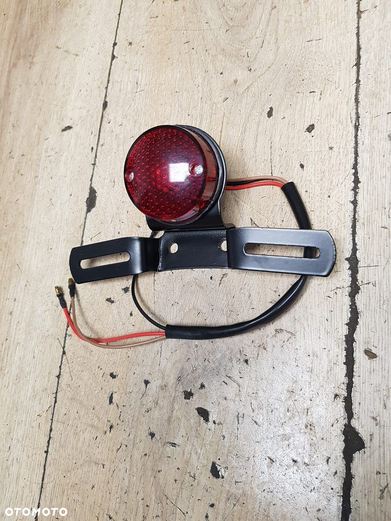 Lampa tył uchwyt tablicy Harley Cafe Racer Bobber Chopper Drag - 4