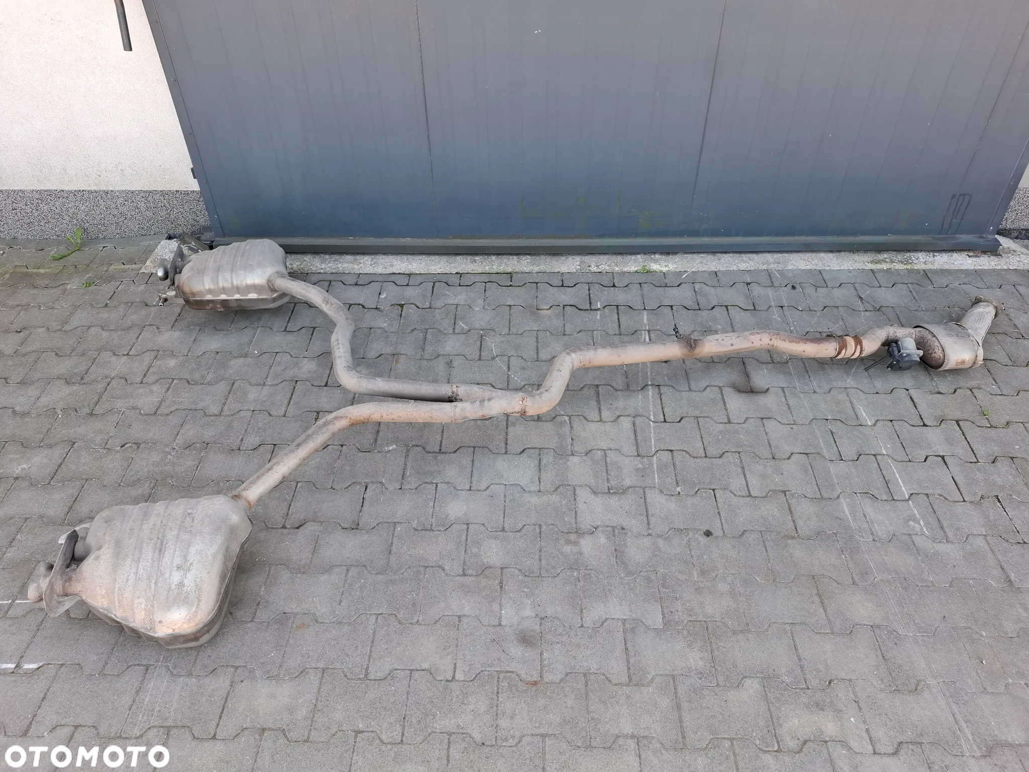 Tłumik wydech Audi A6C7 2,0 TDI 2015 rok kompletny nr 4G0253612M - 4