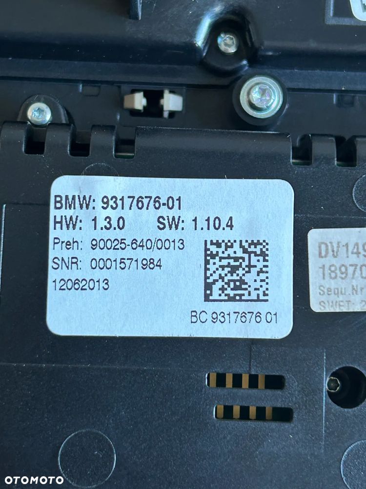 BMW F10 F11 PANEL KLIMATYZACJI CERAMIKA 9317676 - 3