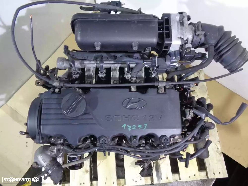 MOTOR COMPLETO HYUNDAI ACCENT II 2000 -G4EA - 8