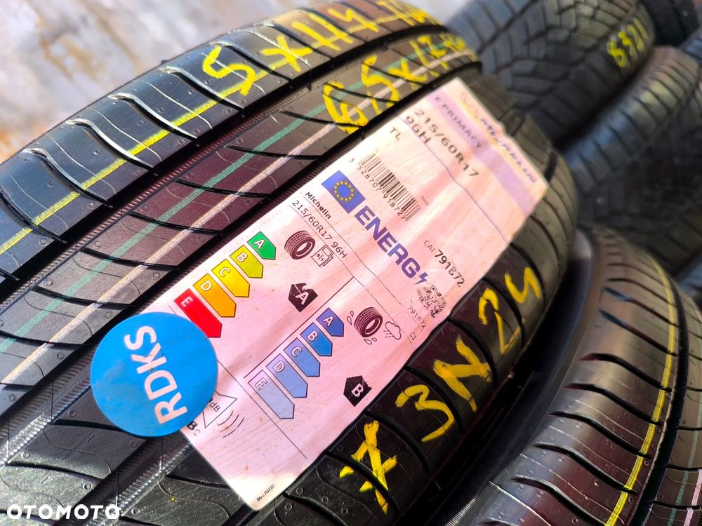 215/60R17 96H Nowe Opony Letnie Lato MICHELIN E-PRIMACY E PRIMACY Nowe Legnica ALU-RAD 215/60 - 3