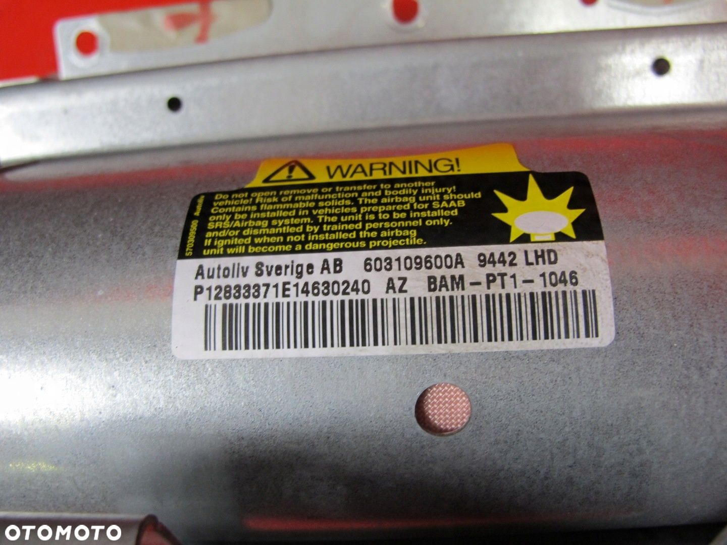 SAAB 93 9-3 II 2 DESKA KONSOLA PODUSZKI AIRBAG EU - 11