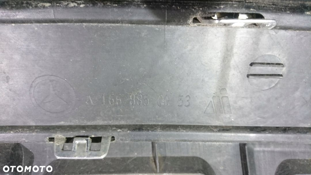 Dyfuzor spojler zderzaka tył MERCEDES W166 ML AMG - 7