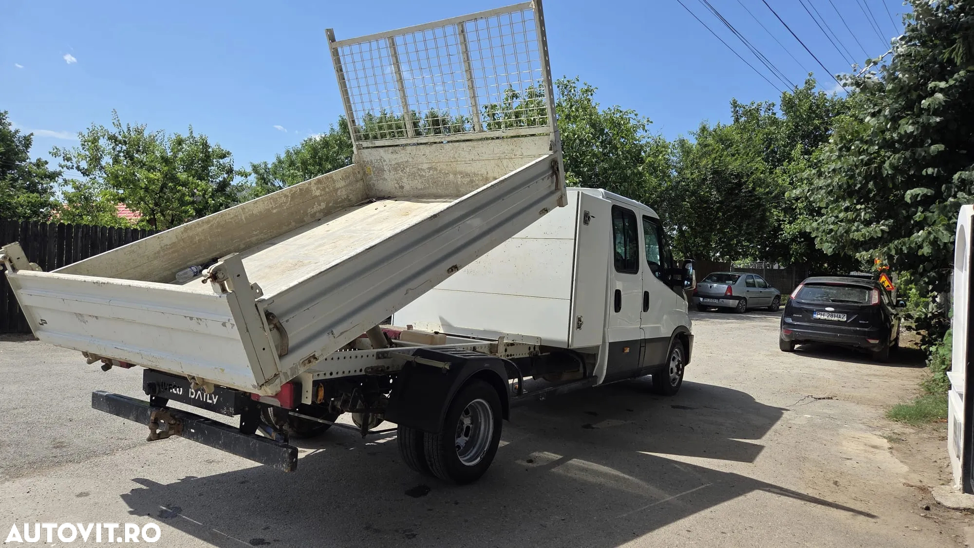 Iveco Daily 35-140 cabina 6 locuri, bena basculabila, import, posibilitate leasing - 4