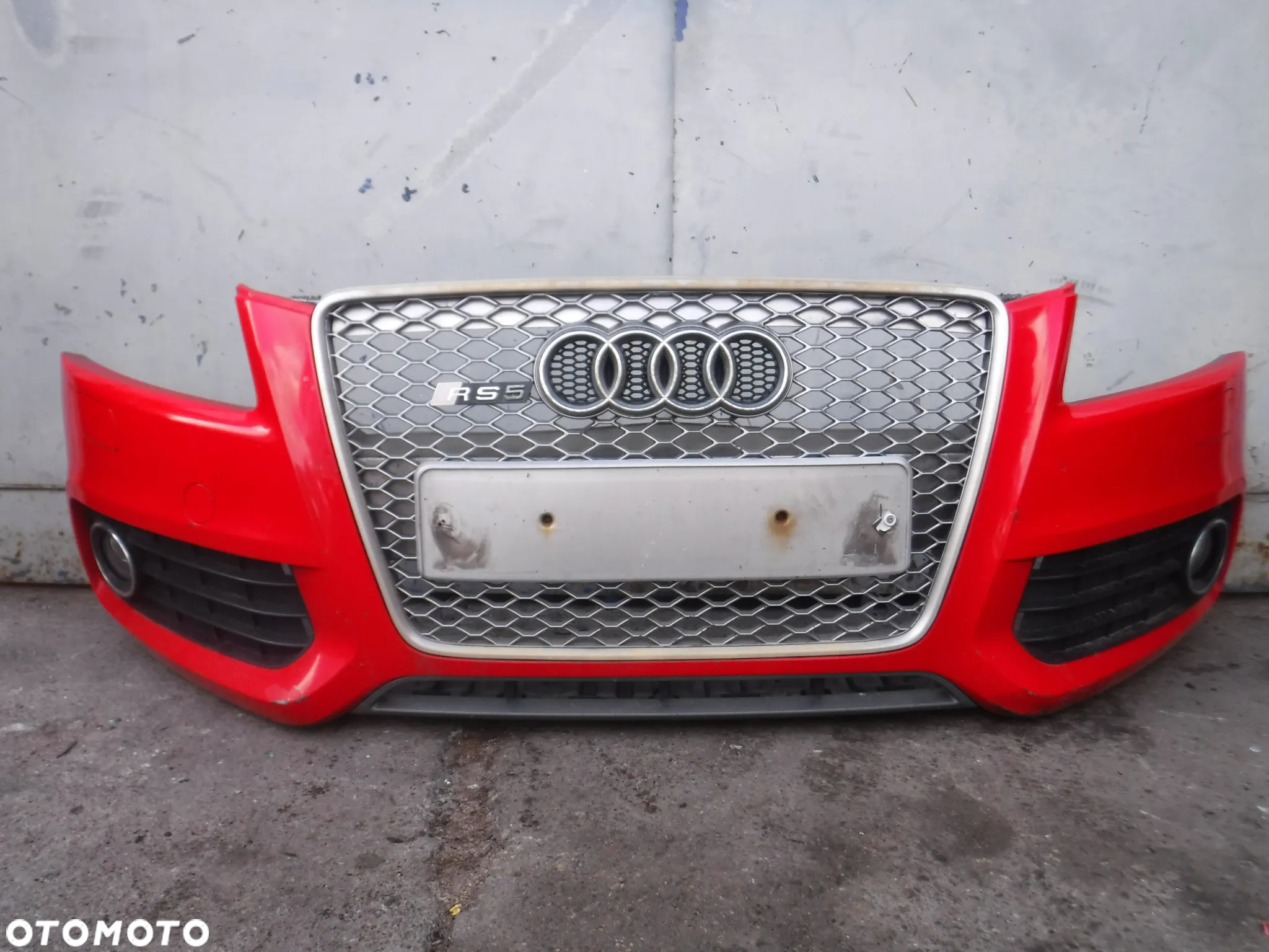 Audi A5 8T S5 RS5 Cabrio Coupe zderzak przod grill atrapa LZ3M S line sline pod xenon - 6