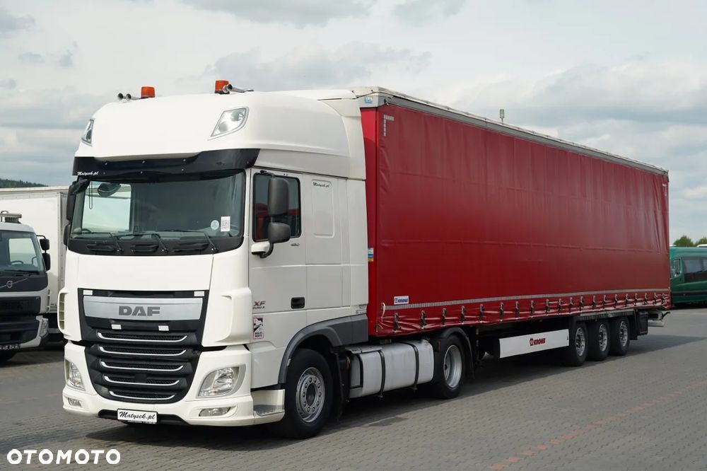 DAF XF 460 / ZESTAW / LOWDECK / SSC / + KRONE / FIRANKA / MEGA / OŚ PODNOSZONA / DACH PODNOSZONY / SAF - 4