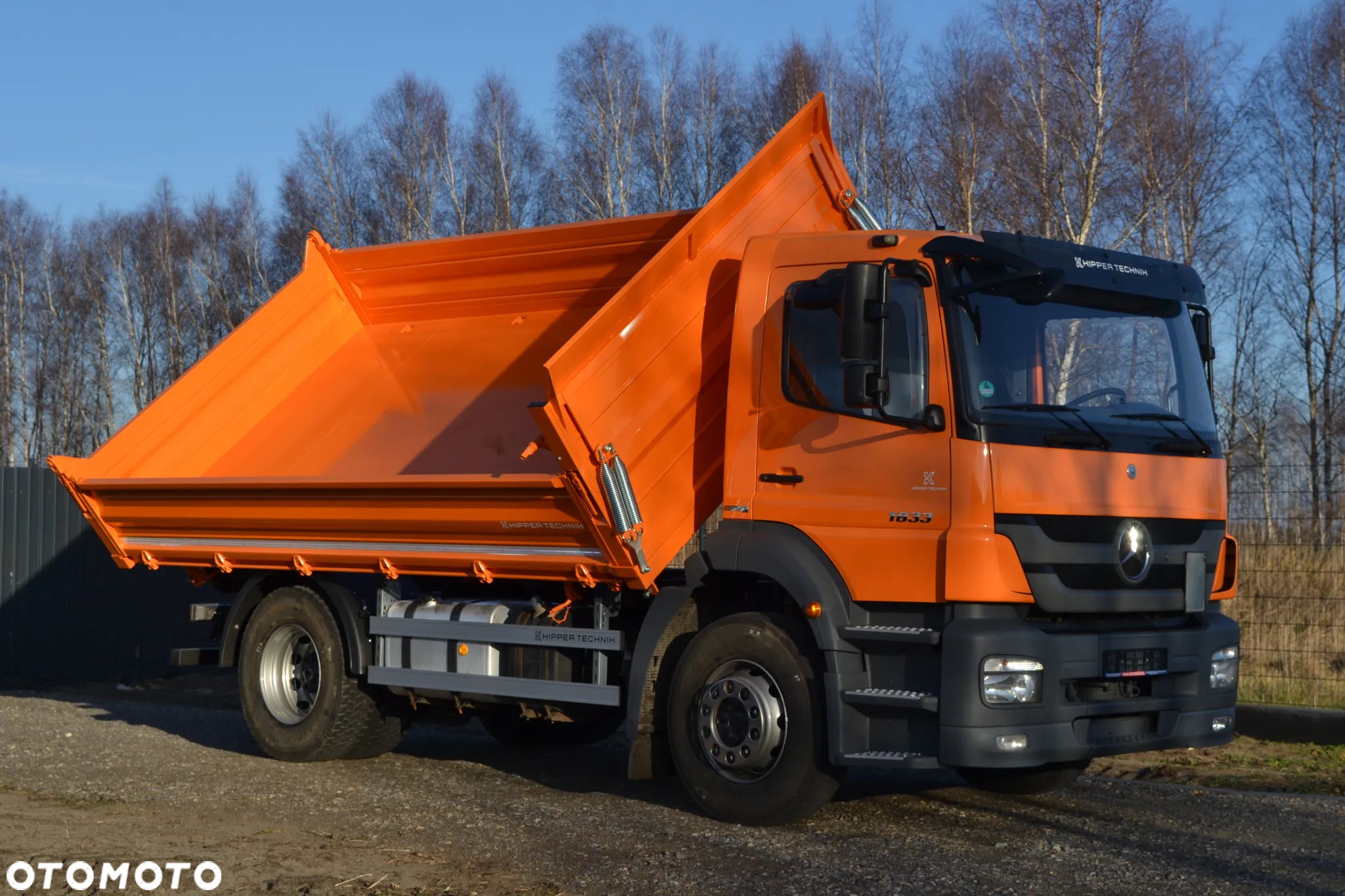 Mercedes-Benz Axor 1833 Nowy 3-stronny WYWROT Kiper WYWROTKA Antos 1829 Blokada mostu MANUAL Klima - 14