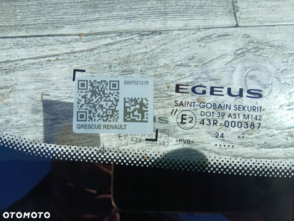 szyba przednia renault trafic 24r kamera - 2