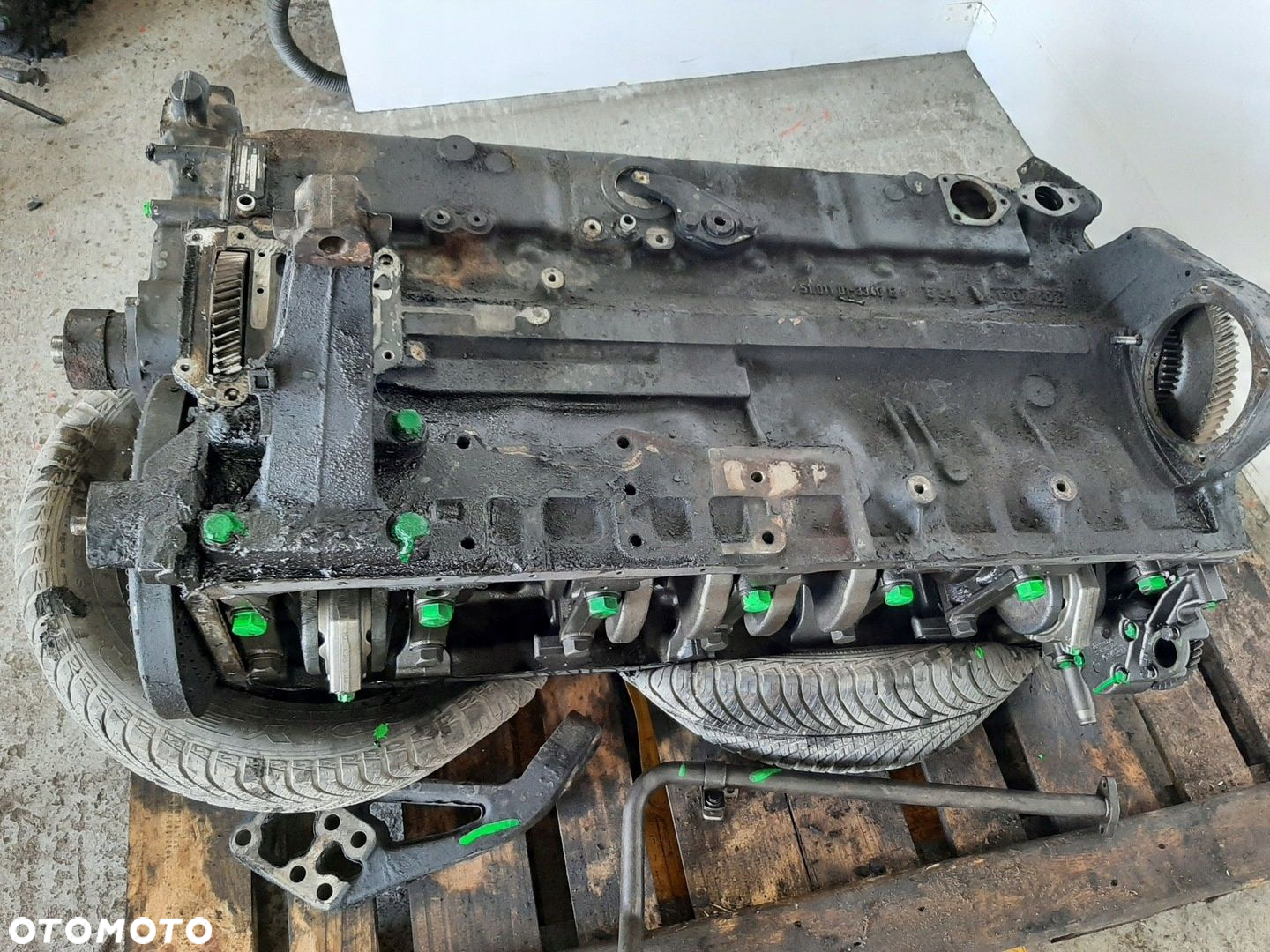 MAN TGA 26.360 EURO 3 03R BLOK SILNIKA WALKI TLOKI D2866 LF27 51011013340 - 9