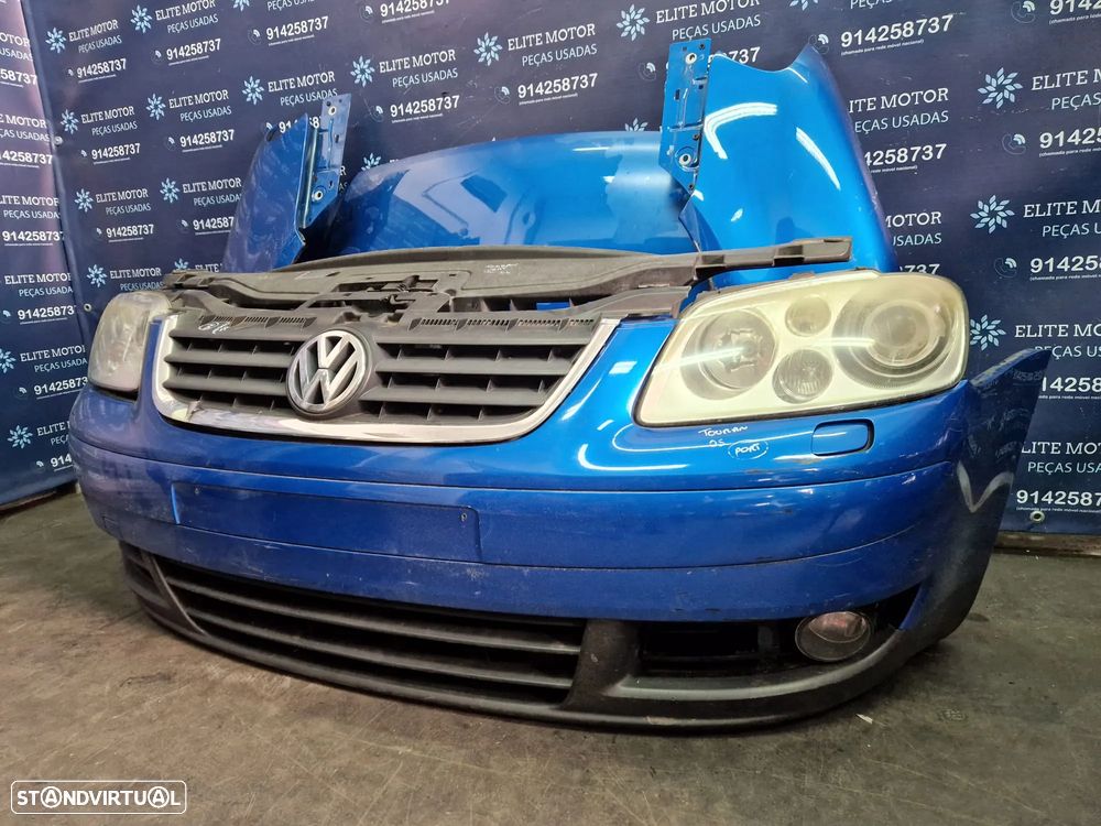 Frente completa usada VW TOURAN 1T0 TDI XENON capot parachoques guardalamas oticas - 5