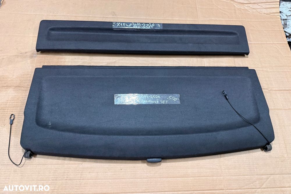 Set polita portbagaj BMW X1 F48 an 2015-2020 din 2 bucati - 2