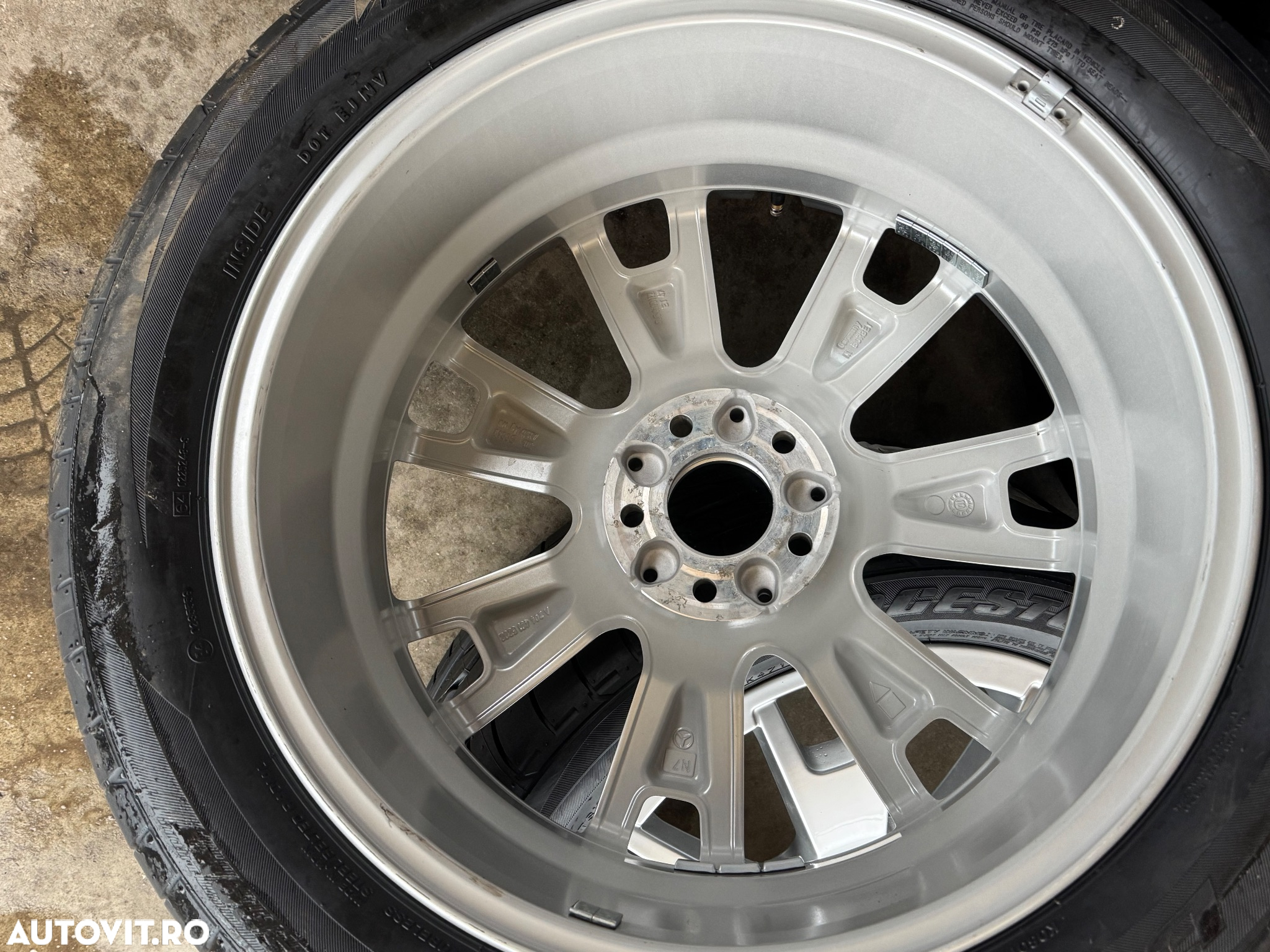 Vând jante originale Mercedes GLK pe 19” noi cu anvelope noi - 6