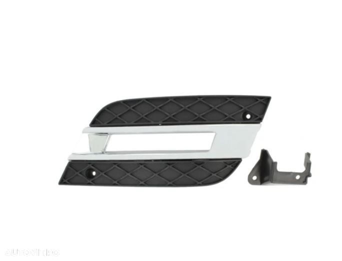 Grila bara fata Mercedes Clasa ML (W164), 2009-11.2011, fata, stanga/dreapta, cu gauri lumini de zi - 1