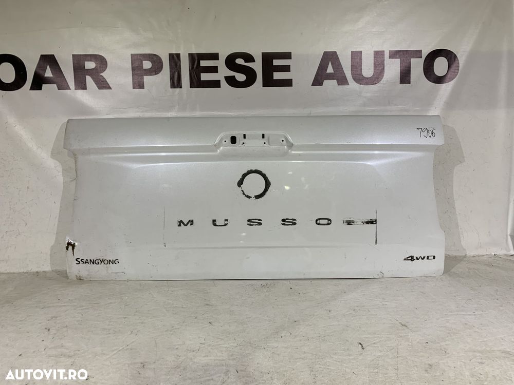 Capota portbagaj-oblon bena, Ssangyong Musso Pick-up, 2018, 2019, 2020, 2021, 2022, 2023, 2024. - 1