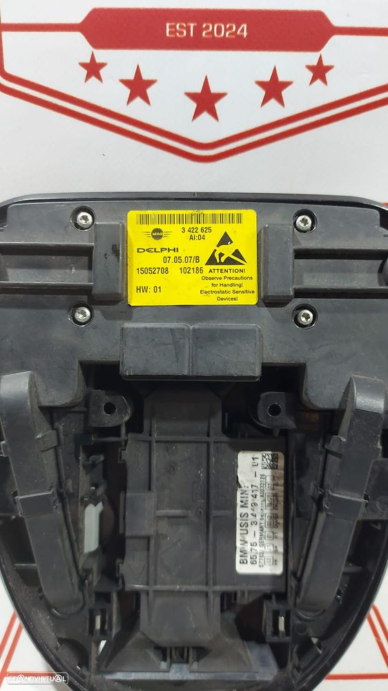 Plafonier Luz Luzes Interior Teto Tejadilho Frente Frontal Central Mini R55 R56 Original - 3