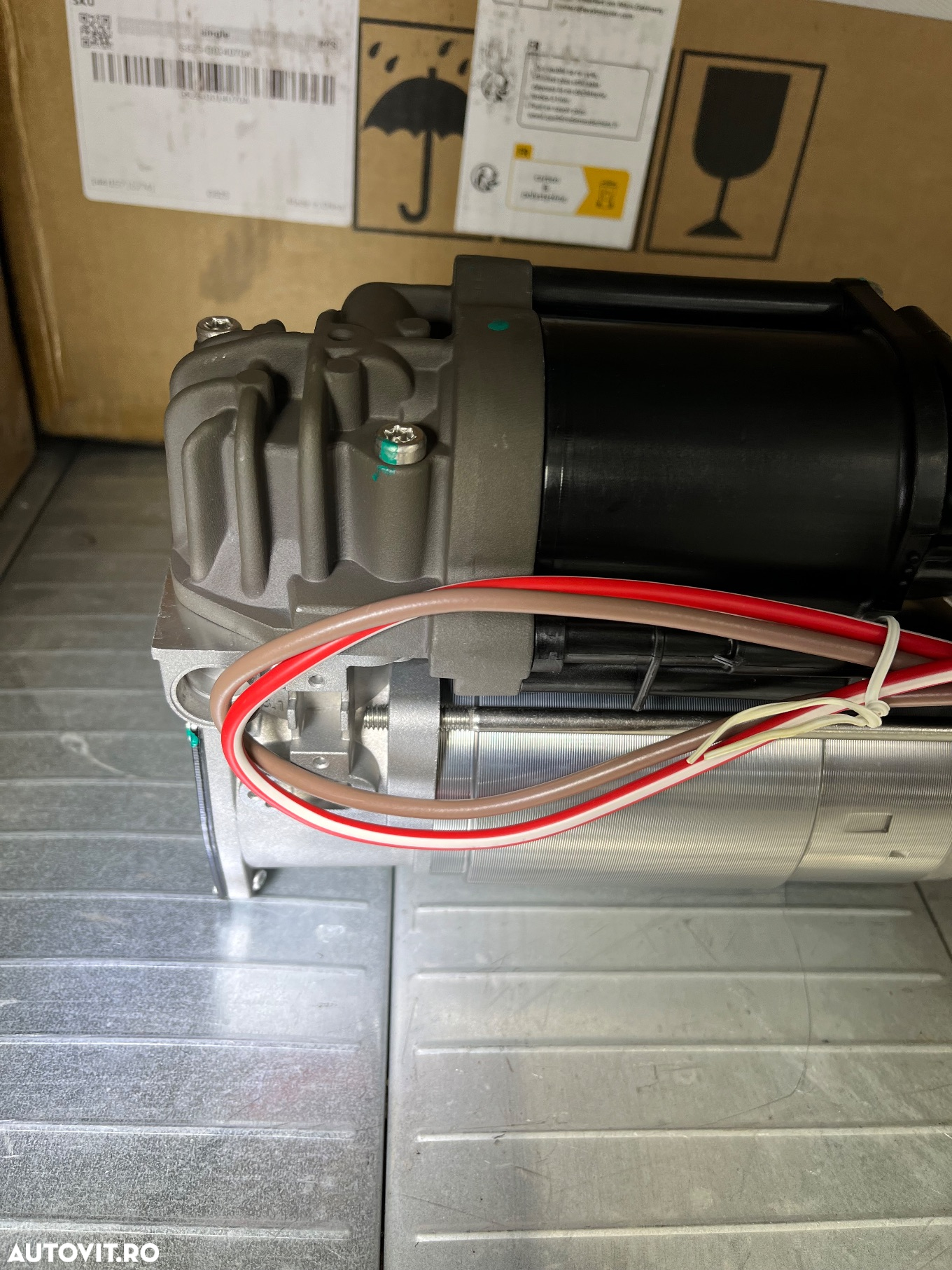 Compresor perna aer bmw f01 f11 f07 perna fata spate bloc de valve - 3