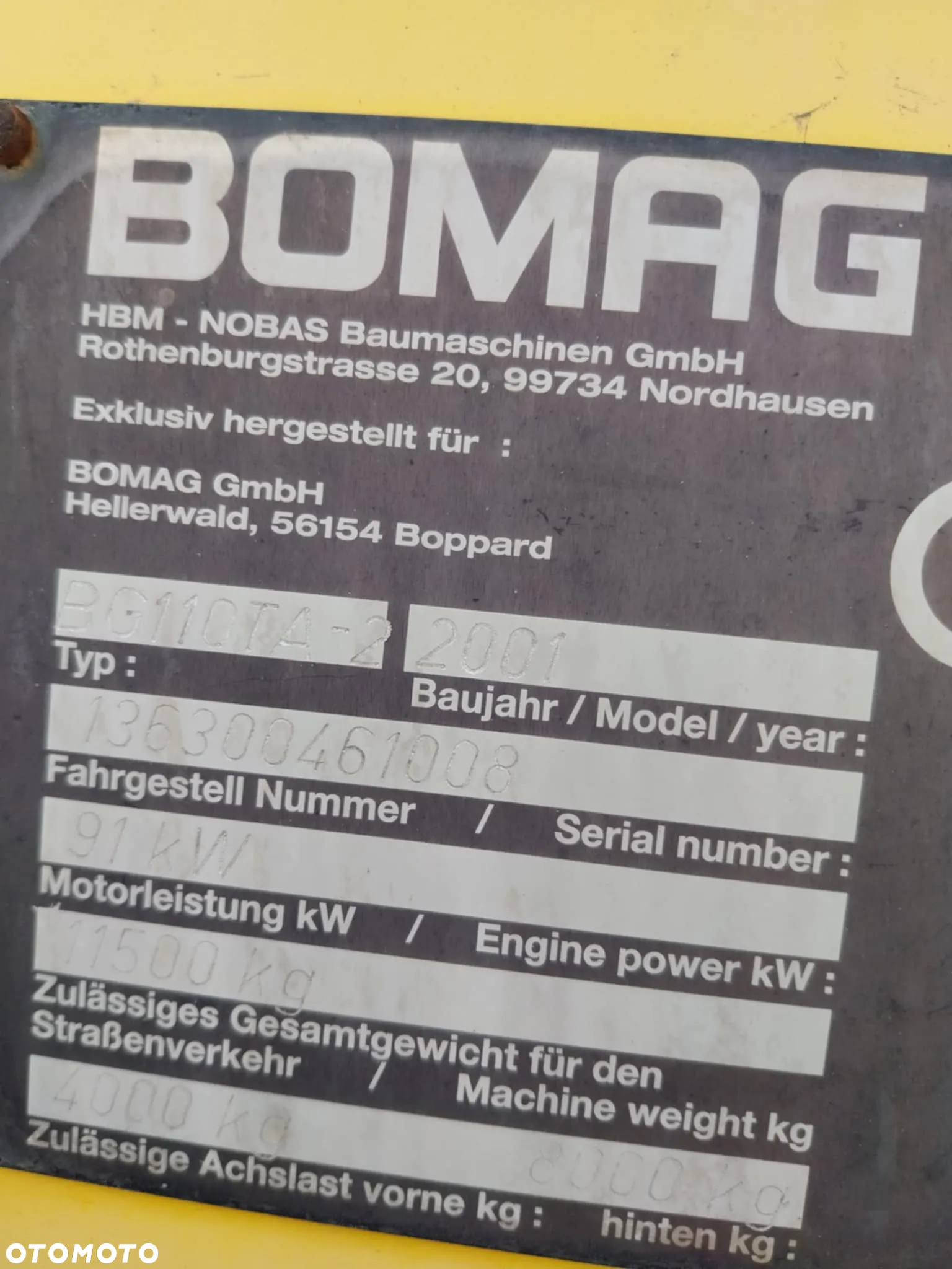 Bomag BG110TA-2 - 12