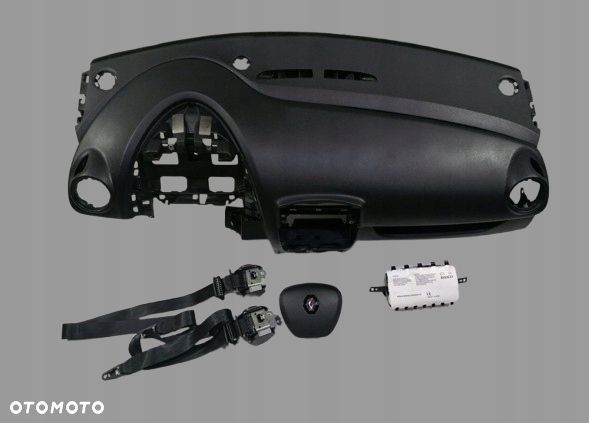 komplet poduszki deska pas pasy renault clio 4 iv lift - 1