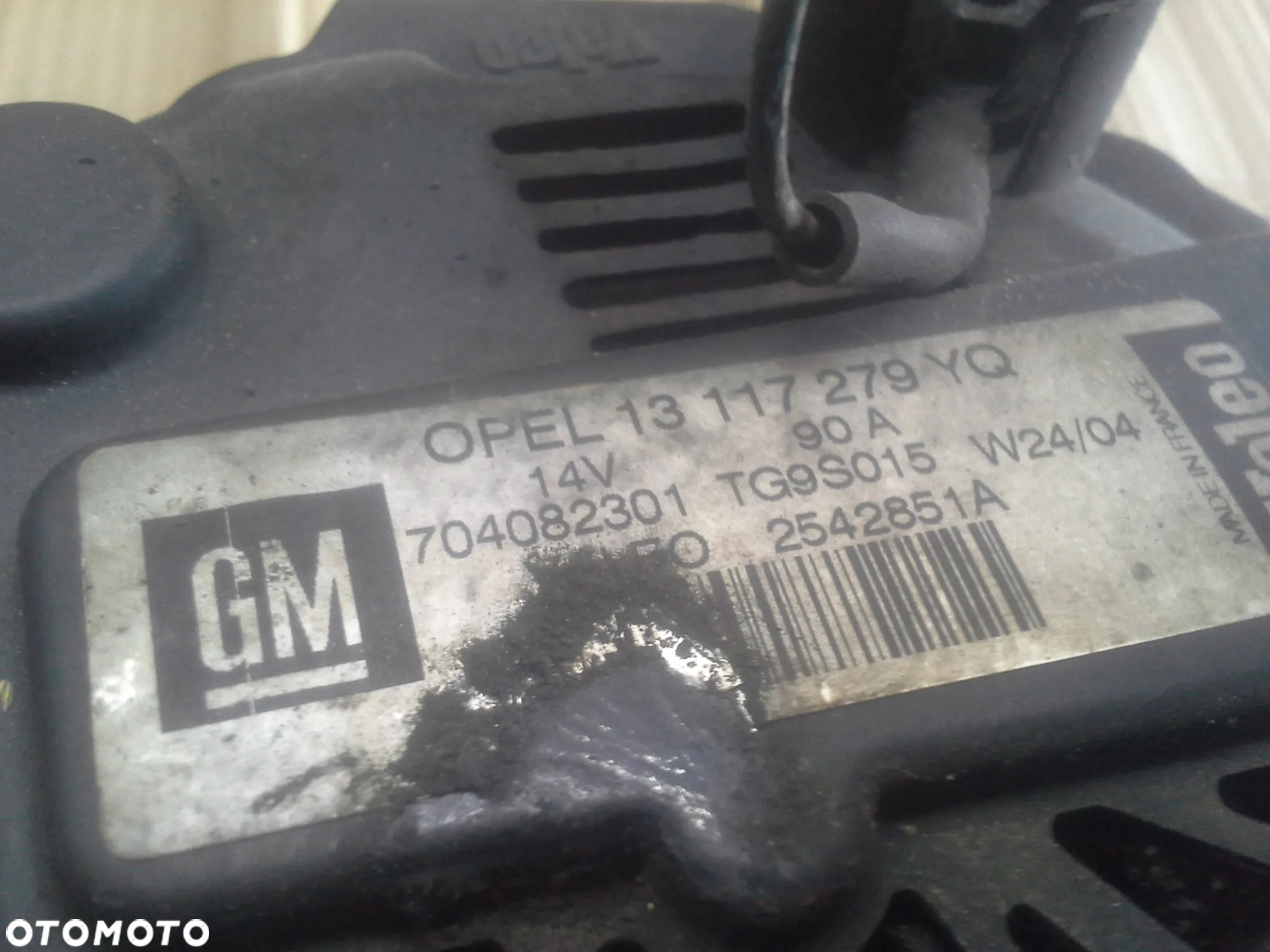 Alternator Opel Corsa C 1.3 CDTi 13117279YQ Valeo - 7