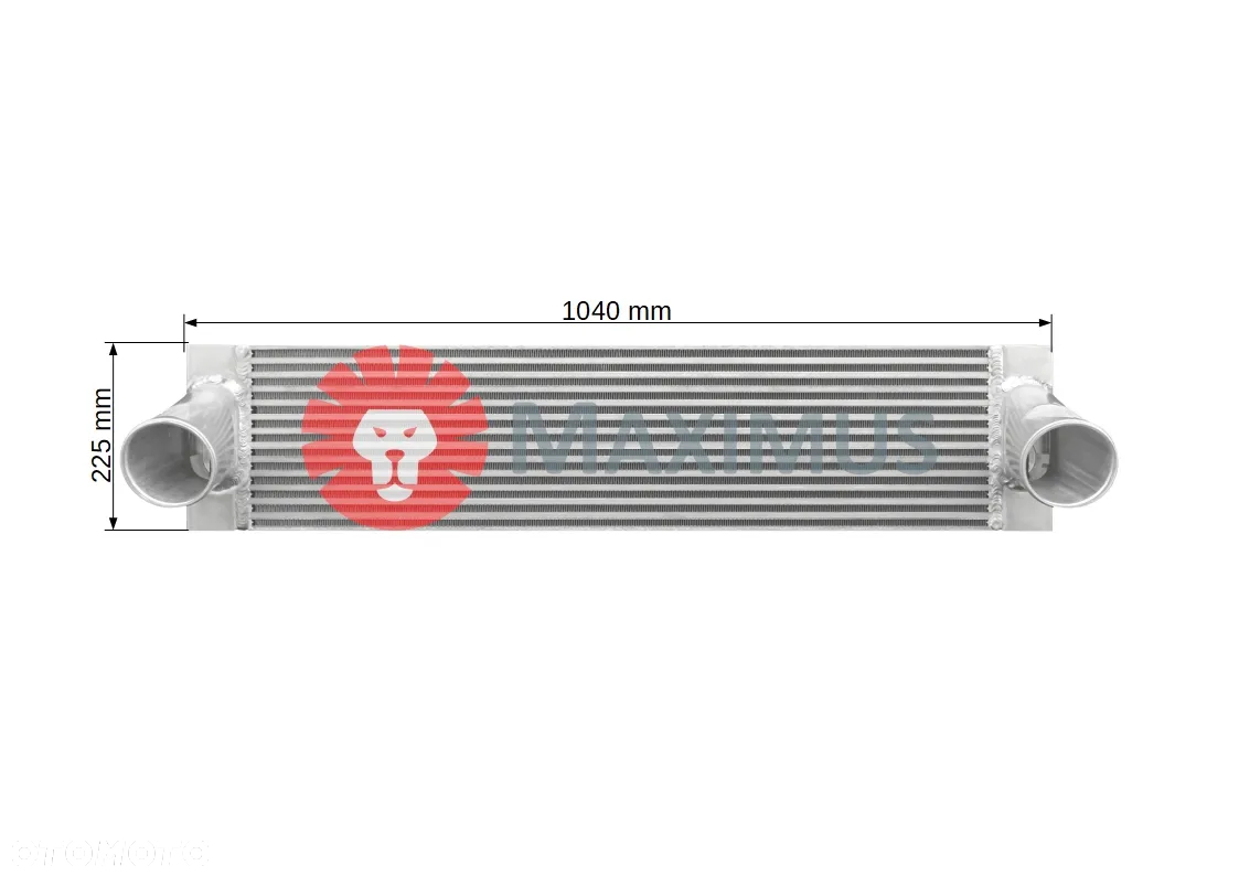 NOWA CHŁODNICA POWIETRZA INTERCOOLER DRESSTA TD-20R  LIUGONG TD-20M SP281686 - 2