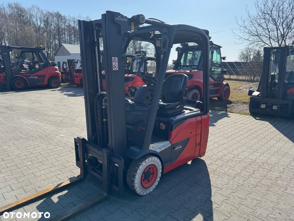 Linde E14  Evo Tylko 3560mth triplex przesuw wolny skok h16 h18 toyot e16 - 3