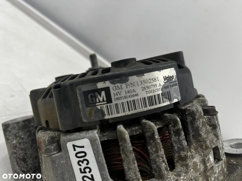 Alternator Opel Insignia A Astra J Zafira C Cascada Saab 9-5 II 08-17r. 2.0 CDTi 13502581 - 6