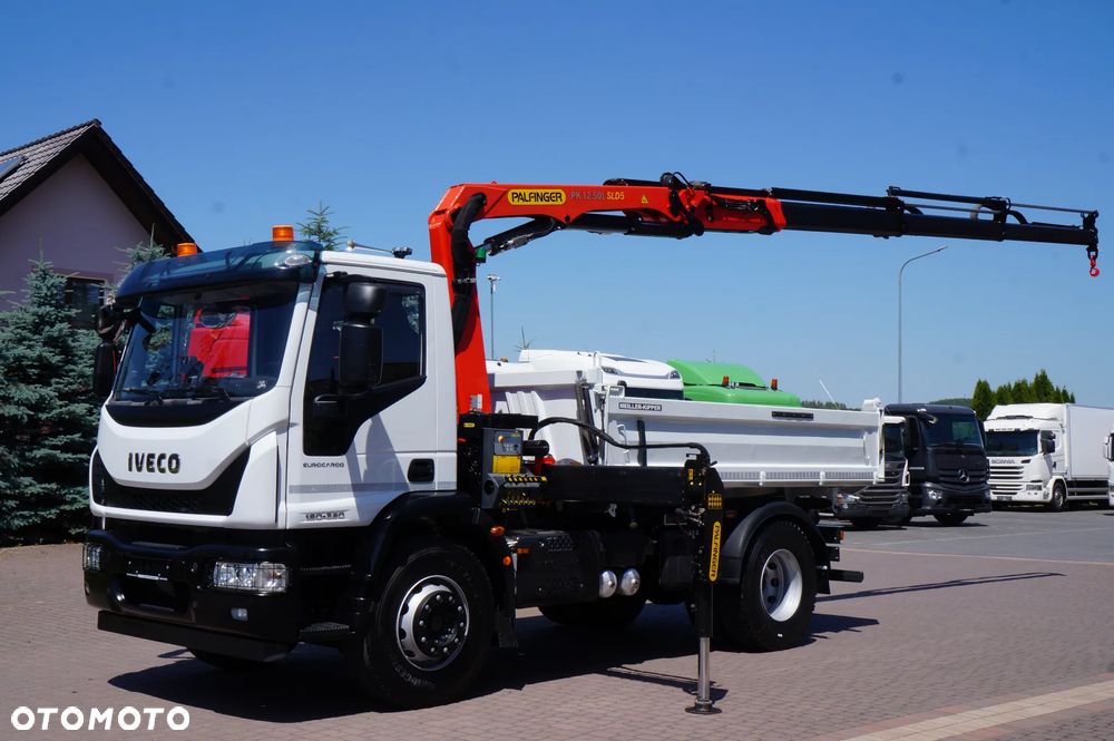 Iveco EUROCARGO 180-320 4x2 WYWROTKA MEILLER + HDS PALFINGER PK 12.501 SLD5 PILOT E 6 - 4
