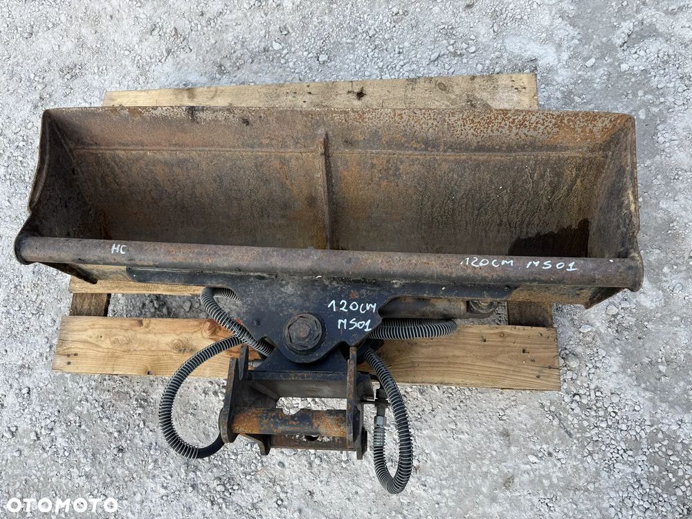 ŁYŻKA SKARPOWA SKARPÓWKA HYDRAULICZNA 120CM LEHNHOFF MS01 MS 01 KOPARKI MINIKOPARKI JCB HITACHI YANMAR BOBCAT CAT KUBOTA - 20