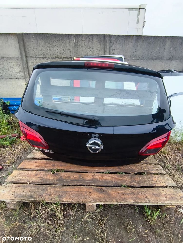 OPEL CORSA E 5D KLAPA BAGAŻNIKA KOMPLETNA POZNAŃ GIEŁDA